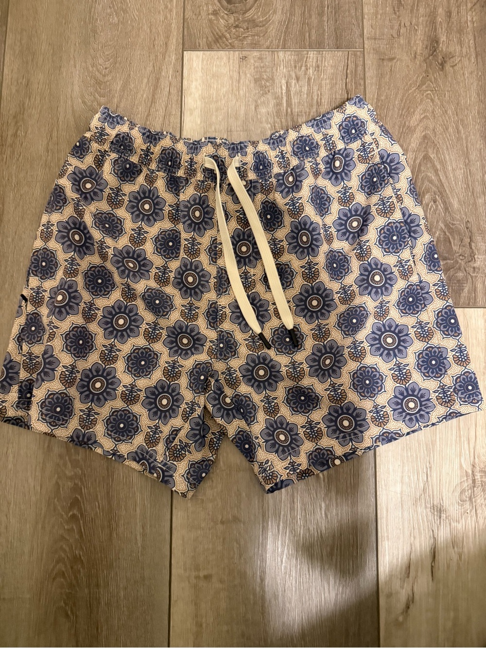 BYLT Basics Blue Floral Men’s Swim Board Shorts